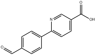 6-(2-Acetyl-phenyl)-nicotinic acid Struktur