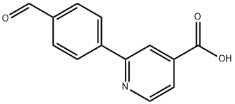 2-(2-Acetyl-phenyl)-isonicotinic acid Struktur