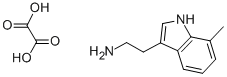 7-METHYLTRYPTAMINE, OXALATE SALT Struktur