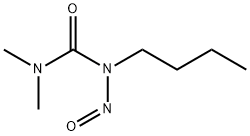 1-butyl-3,3-dimethyl-1-nitrosourea Struktur