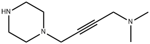 2-Butyn-1-amine,N,N-dimethyl-4-(1-piperazinyl)-(9CI) Struktur