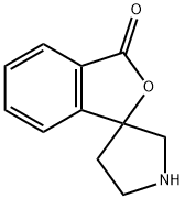 3H-SPIRO[2-BENZOFURAN-1,3''-PYRROLIDIN]-3-ONE Struktur