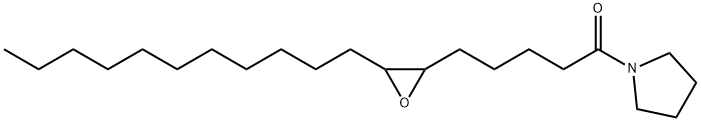 1-[5-(3-Undecyloxiran-2-yl)valeryl]pyrrolidine Struktur