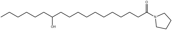 1-(12-Hydroxystearoyl)pyrrolidine Struktur