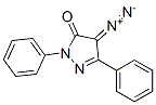 4-Diazo-2,4-dihydro-2,5-diphenyl-3H-pyrazol-3-one Struktur