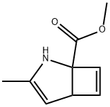 3-Methyl-2-azabicyclo[3.2.0]hepta-3,6-diene-1-carboxylic acid methyl ester Struktur