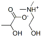 (2-hydroxyethyl)dimethylammonium lactate Struktur