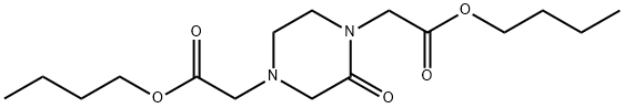 2-Oxo-1,4-piperazinediacetic acid dibutyl ester Struktur