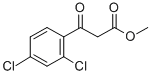 3-(2,4-DICHLORO-PHENYL)-3-OXO-PROPIONIC ACID METHYL ESTER Struktur