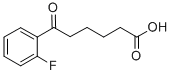 6-(2-FLUOROPHENYL)-6-OXOHEXANOIC ACID Struktur