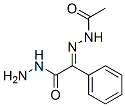 2-(acetylhydrazono)-2-phenylacetohydrazide Struktur