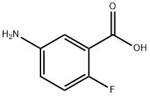 5-氨基-2-氟苯甲酸, 56741-33-4, 結(jié)構(gòu)式