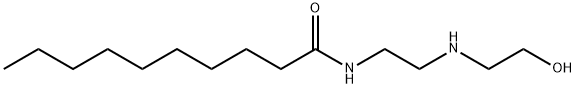 N-[2-[(2-hydroxyethyl)amino]ethyl]decan-1-amide Struktur