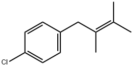 1-(2,3-Dimethyl-2-butenyl)-4-chlorobenzene Struktur