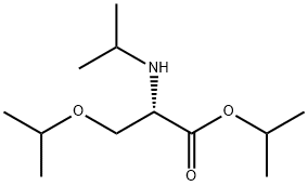 N,O-Bis(1-methylethyl)-L-serine 1-methylethyl ester Struktur