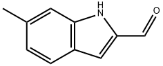 1H-Indole-2-carboxaldehyde, 6-methyl- (9CI) Struktur