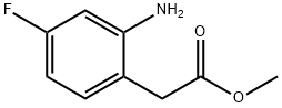 Methyl 2-(2-aMino-4-fluorophenyl)acetate Struktur