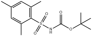 N-(Mesitylsulfonyl)carbamic acid tert-butyl ester Struktur