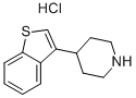 4-BENZO[B]THIOPHEN-3-YL-PIPERIDINE HYDROCHLORIDE Struktur