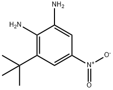 1,2-Benzenediamine,  3-(1,1-dimethylethyl)-5-nitro- Struktur