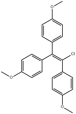 CHLOROTRIANISENE Struktur