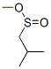 2-Methyl-1-propanesulfinic acid methyl ester Struktur