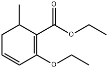 1,3-Cyclohexadiene-1-carboxylicacid,2-ethoxy-6-methyl-,ethylester(9CI) Struktur