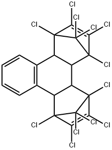 1,2,3,4,5,6,7,8,13,13,14,14-Dodecachlor-1,4,4a,4b,5,8,8a,12b-octahydro-1,4:5,8-dimethanotriphenylen