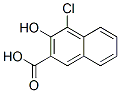 4-Chloro-3-hydroxy-2-naphthalenecarboxylic acid Struktur