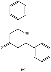 2,6-DIPHENYL-4-PIPERIDONE HCL Struktur