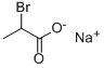 sodium 2-bromopropionate Struktur