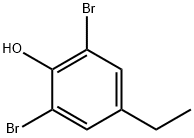 2,6-dibromo-4-ethylphenol       Struktur