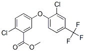 2-Chloro-5-[2-chloro-4-(trifluoromethyl)phenoxy]benzoic acid methyl ester Struktur