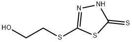 2-(5-MERCAPTO-1,3,4-THIADIAZOL-2-YLTHIO)-ETHANOL Struktur