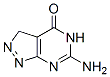 4H-Pyrazolo[3,4-d]pyrimidin-4-one, 6-amino-3,5-dihydro- (9CI) Struktur