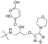 3-[3-(tert-butylamino)-2-hydroxypropoxy]-4-morpholino-1,2,5-thiadiazole monomaleate