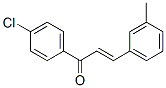 1-(4-chlorophenyl)-3-(3-methylphenyl)prop-2-en-1-one Struktur