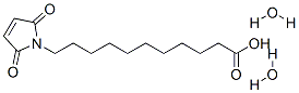 11-MALEIMIDOUNDECANOIC ACID DIHYDRATE Struktur