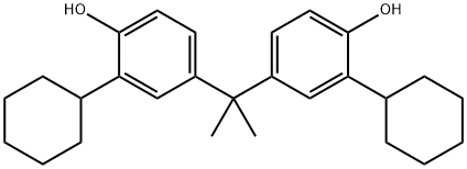 2,2-BIS(3-CYCLOHEXYL-4-HYDROXYPHENYL)PROPANE Struktur