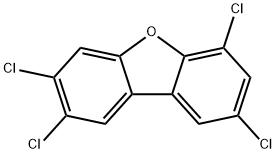 2,3,6,8-TETRACHLORODIPHENYLENEOXIDE Struktur