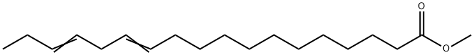 12,15-Octadecadienoic acid methyl ester Struktur