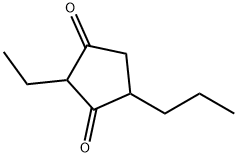 2-Ethyl-4-propyl-1,3-cyclopentanedione Struktur