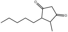 4-Methyl-5-pentyl-1,3-cyclopentanedione Struktur