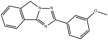 2-(3-methoxyphenyl)-5H-s-triazolo(5,1-a)isoindole Struktur