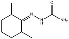 2-(2,6-Dimethylcyclohexylidene)hydrazinecarboxamide Struktur