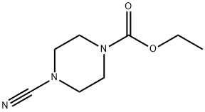 1-Piperazinecarboxylicacid,4-cyano-,ethylester(9CI) Struktur