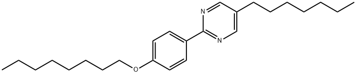 5-HEPTYL-2-(4-OCTYLOXYPHENYL)PYRIMIDINE Struktur