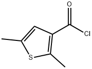 2,5-DIMETHYLTHIOPHENE-3-CARBONYL CHLORIDE Struktur