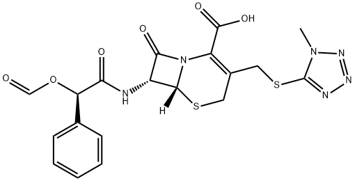 [6R-[6alpha,7beta(R*)]]-7-[(formyloxy)phenylacetamido]-3-[[(1-methyl-1H-tetrazol-5-yl)thio]methyl]-8-oxo-5-thia-1-azabicyclo[4.2.0]oct-2-ene-2-carboxylic acid