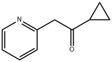 1-Cyclopropyl-2-(2-pyridinyl)ethanone Struktur